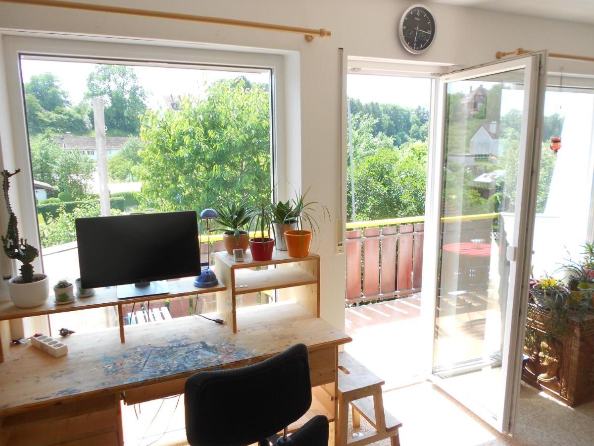 Grosses Zimmer Bad Kueche Wohnzimmer Terasse Garten Zentral Ruhig Landsberg am Lech Dış mekan fotoğraf