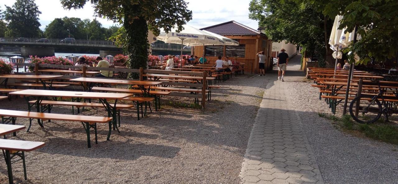Grosses Zimmer Bad Kueche Wohnzimmer Terasse Garten Zentral Ruhig Landsberg am Lech Dış mekan fotoğraf